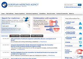 歐洲藥品管理局_EMA