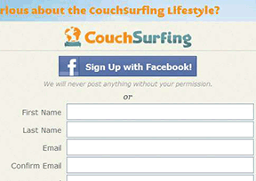 沙發沖浪（Couchsurfing）