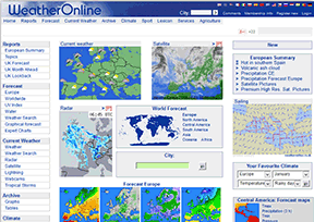 歐洲天氣在線網