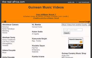 幾內亞共和國音樂視頻