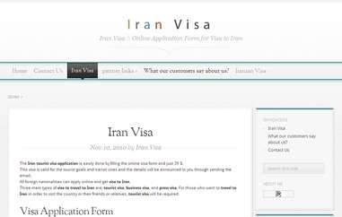 伊朗簽證