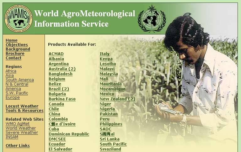 世界农业气象信息服务