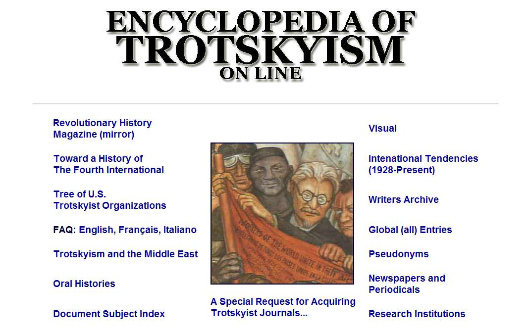 托洛茨基主义的百科全书线