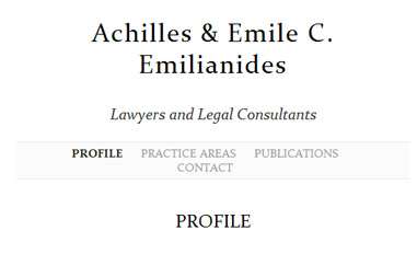 Achilles and Emile C Emilianides