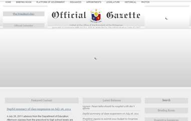 菲律賓政府官方網站