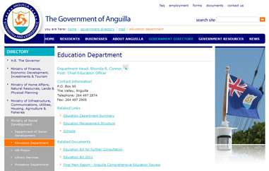 安圭拉社会发展部教育司