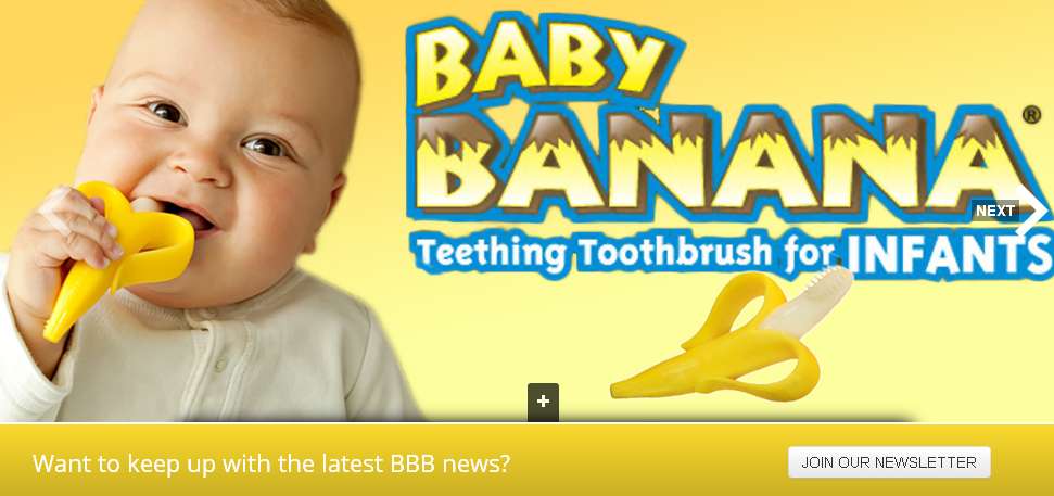 婴儿香蕉牙刷