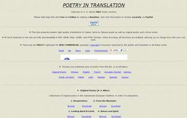 Poetry in Translation