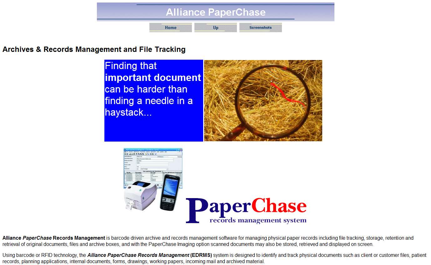 Alliance PaperChase