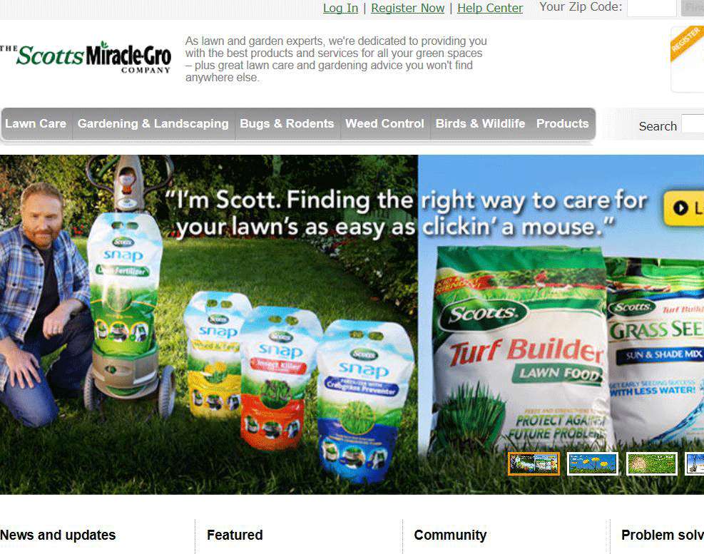 Scotts Lawn and Garden Products