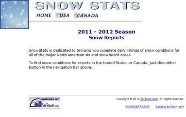 Snow Stats