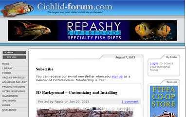 Cichlid Forum