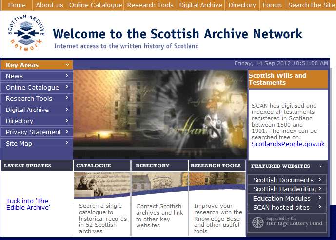 苏格兰档案网