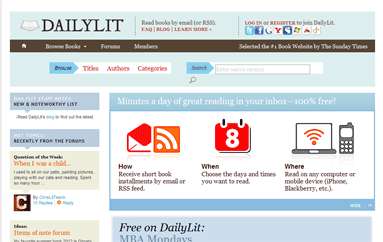 DailyLit网站