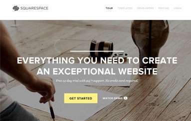 SquareSpace网站