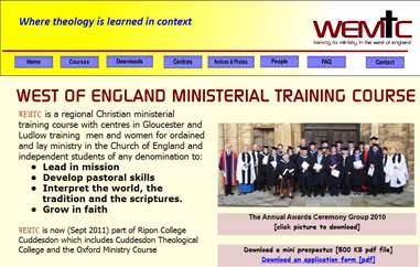西英格兰牧师培训中心