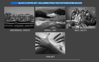 黑白艺术画廊
