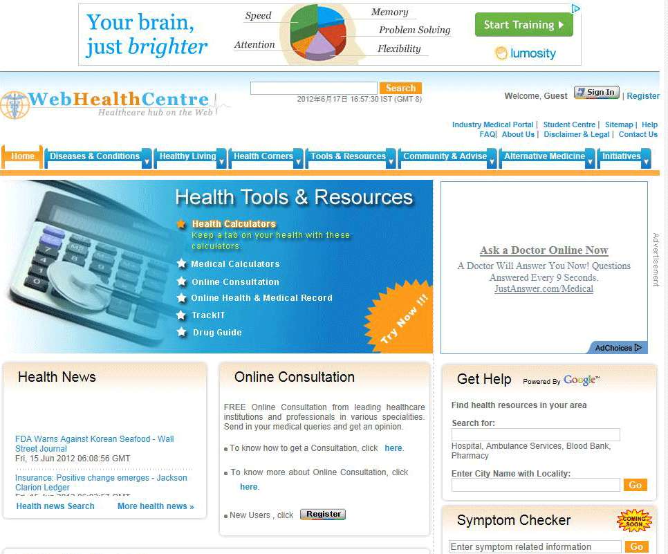 Web Health Centre