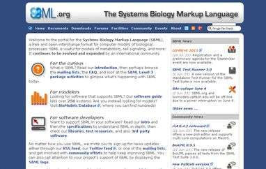 The Systems Biology Markup Language